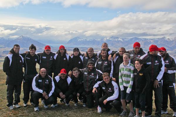 Team on top of Criffel